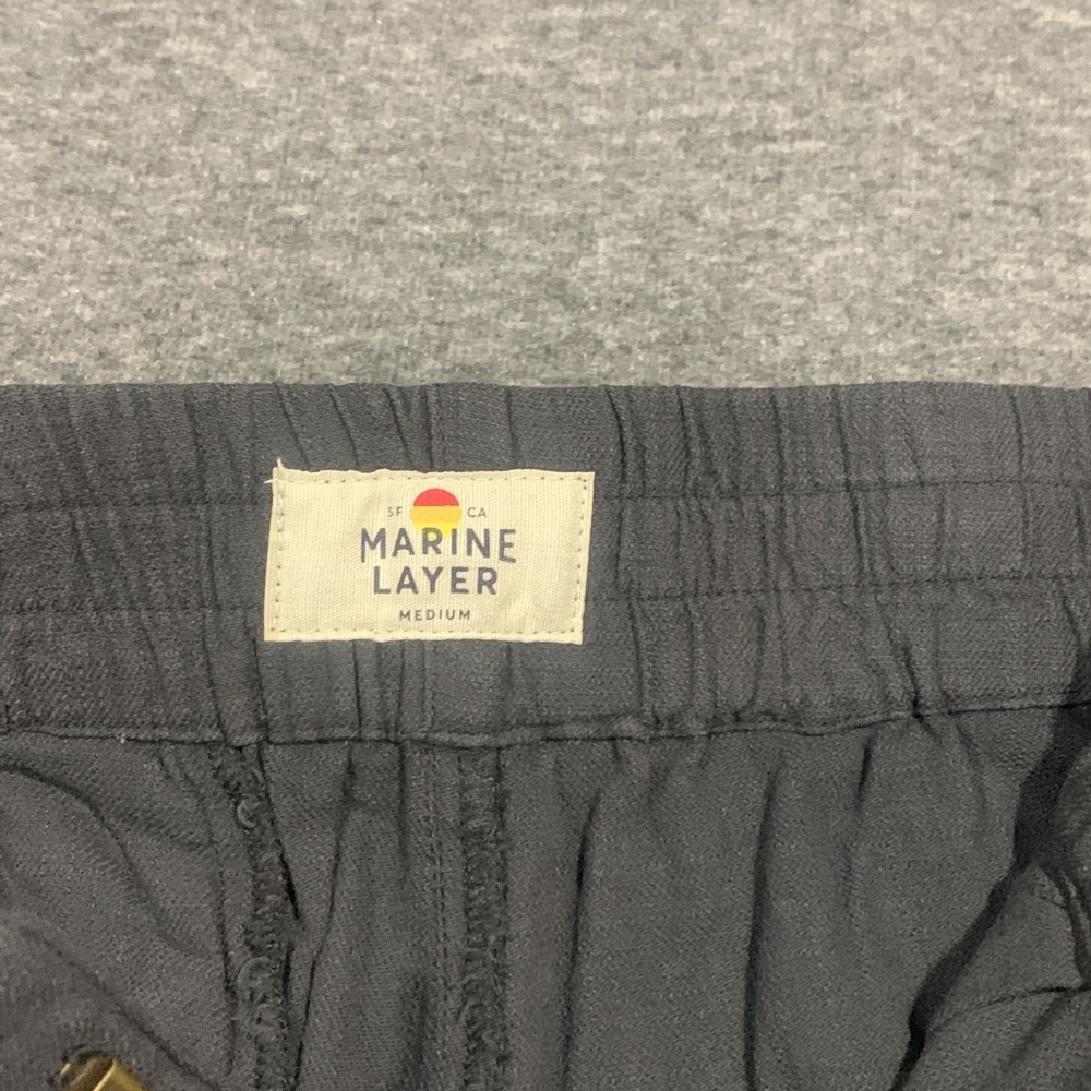 Marine Layer Elle Relaxed Crop Pant Women's Elastic Waist 98% COTTON - Size M - Picture 11 of 14